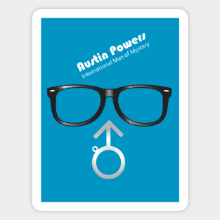 Austin Powers International Man of Mystery - Alternative Movie Poster Magnet